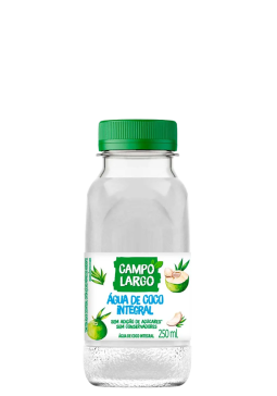 Água de Coco Campo Largo Integral Pet 250ml