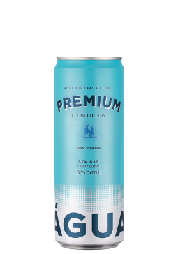 Água Mineral Lindoia Premium Lata Sem Gás 355ml 
