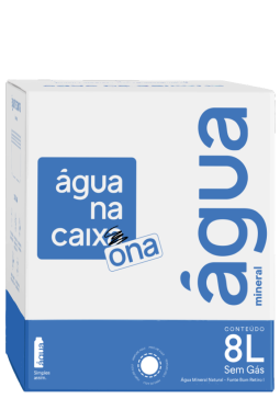 Água na Caixona sem gás 8L 