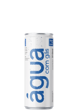 Água na Caixa lata com gás 310ml 