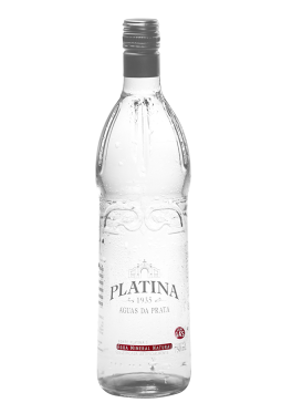 Água Mineral Platina One way com gás 750ml