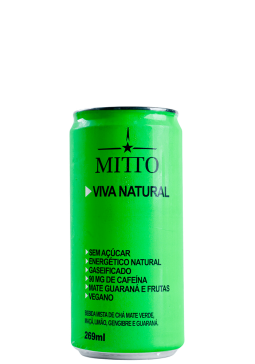 Mitto Matte Energy Limão & Gengibre Lata 269ml 