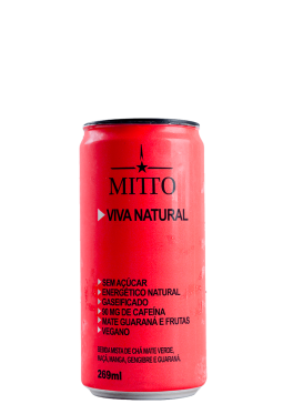 Mitto Matte Energy Tangerina & Gengibre Lata 269ml
