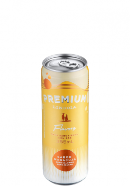 Água Saborizada Lindoia Premium Maracujá Lata Com Gás 355ml