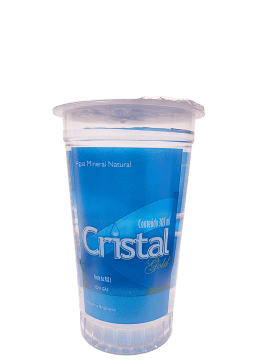 Água Mineral Cristal Gold Copo Sem Gás 305ml