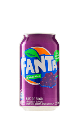 Refrigerante Fanta Uva Lata 350ml