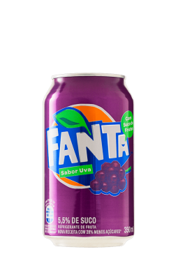 Refrigerante Fanta Uva Lata 350ml