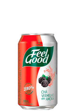 Chá Branco Feel Good Frutas Vermelhas com Amora Lata 330ml