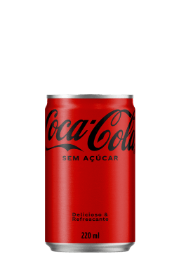 Refrigerante Coca Mini Zero Lata 220ml