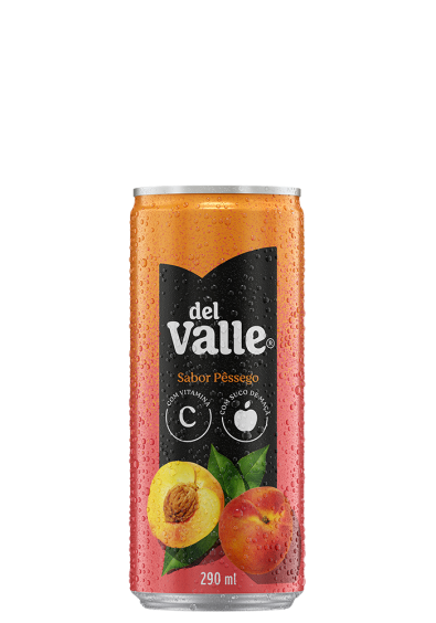 Suco Del Valle Néctar Pêssego Lata 290ml