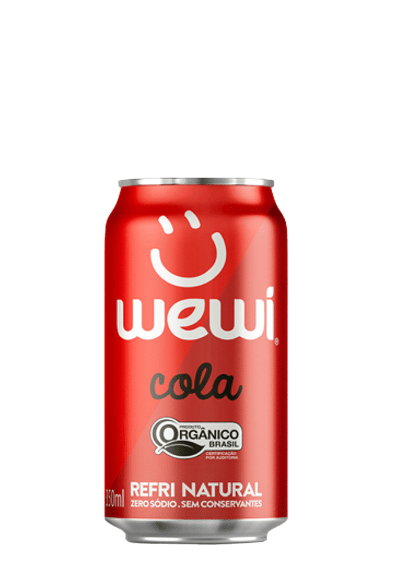 Refrigerante Cola Orgânico Wewi Lata 350ml 