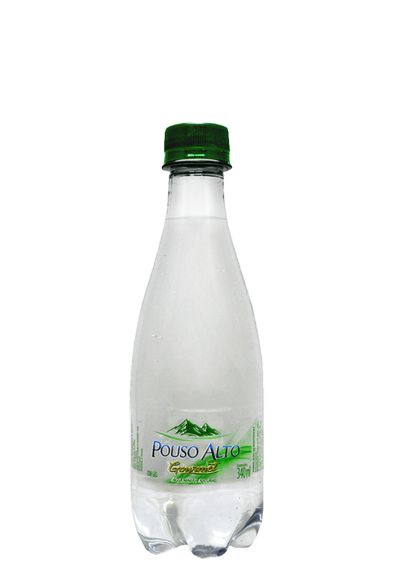 Água Mineral Pouso Alto Gourmet Pet Com Gás 370ml