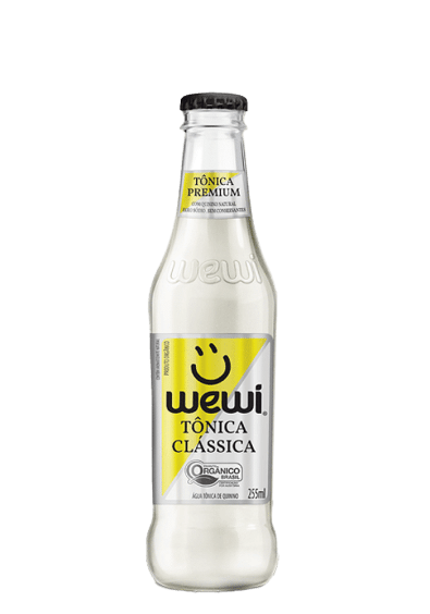 Água Tônica Clássica Orgânica Wewi Vidro 255ml