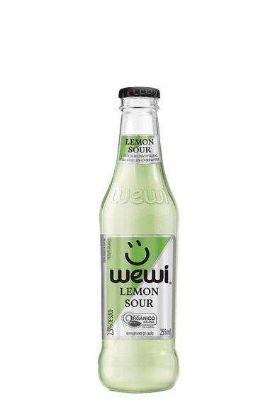 Refrigerante Lemon Sour Orgânico Wewi Vidro 255ml