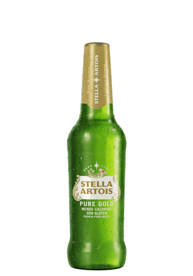Cerveja Stella Artois Pure Gold Sem Glúten Long Neck 330ml 