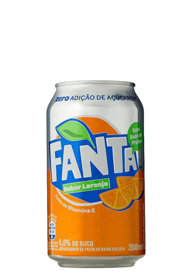 Refrigerante Fanta Laranja Zero Lata 350ml