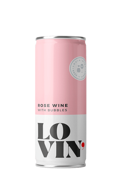 Vinho Lovin Rosé Frisante Lata 269ml