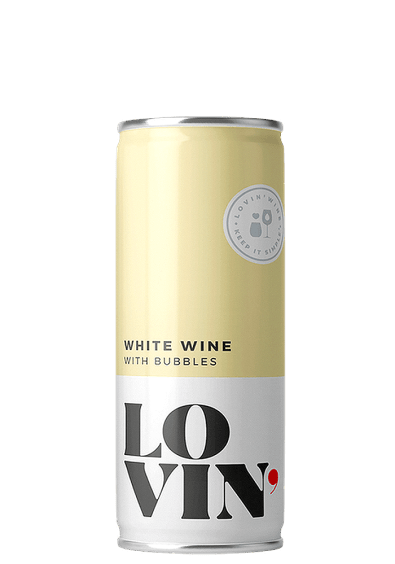 Vinho Lovin Branco Frisante Lata 269ml