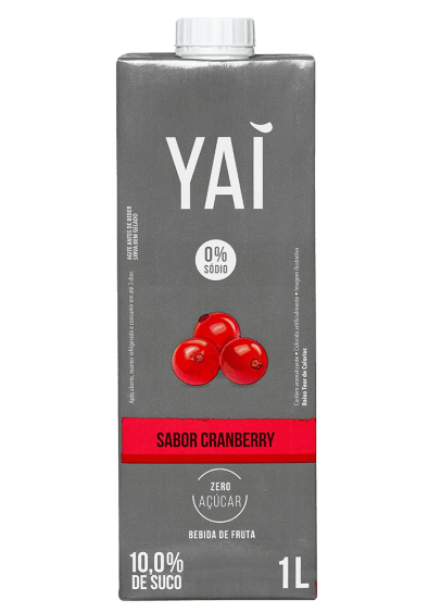 Suco Yaí Cranberry 1L