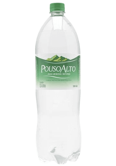 Água Mineral Pouso Alto Pet Com Gás 1,5L