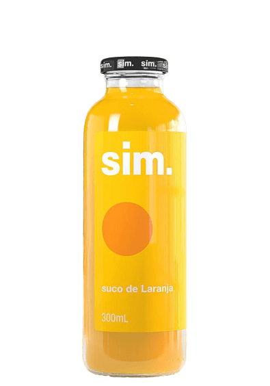 Suco Sim Laranja Vidro 300ml
