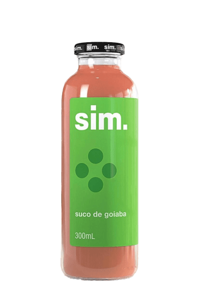 Suco Sim Goiaba Vidro 300ml