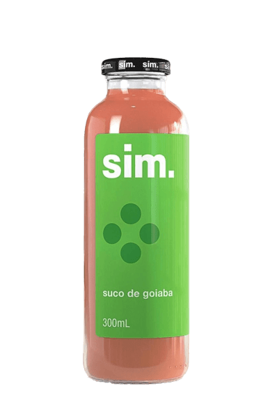 Suco Sim Goiaba Vidro 300ml 