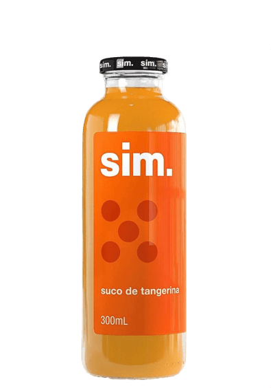 Suco Sim Tangerina Vidro 300ml