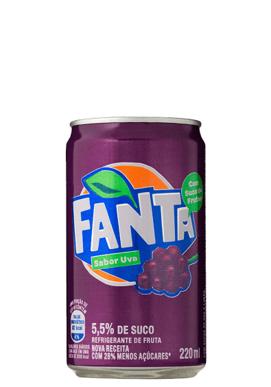 Refrigerante Fanta Uva Lata 220ml