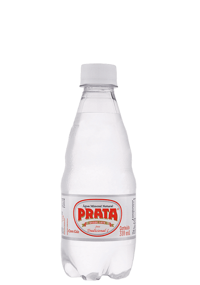 Água Mineral Prata Pet com gás 370ml