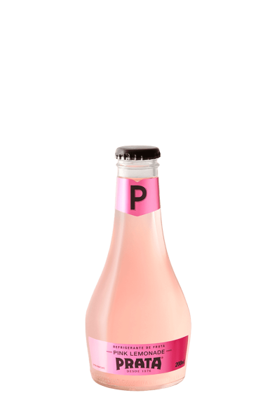 Refrigerante Prata Pink Lemonade Mixer Vidro 200ml