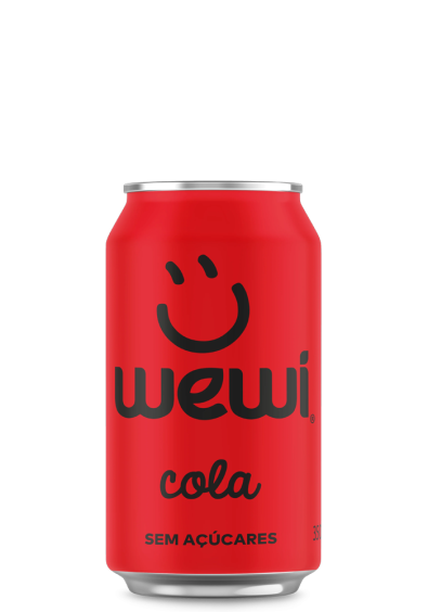 Refrigerante Cola Zero Orgânico Wewi Lata 350ml