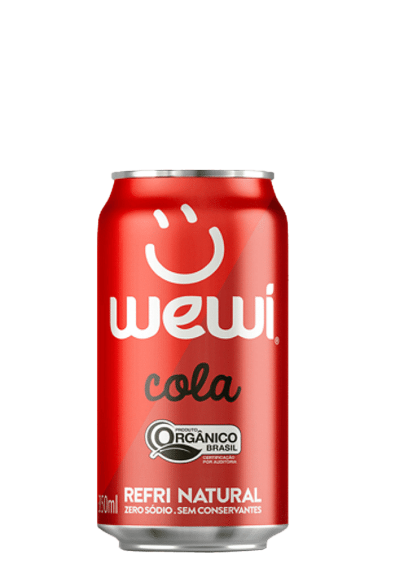 Refrigerante Cola Orgânico Wewi Lata 350ml