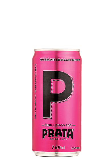 Refrigerante Prata Pink Lemonade Mixer Lata 269ml
