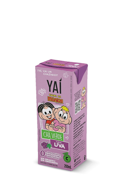 Chá verde Yaí Uva kids 200ml