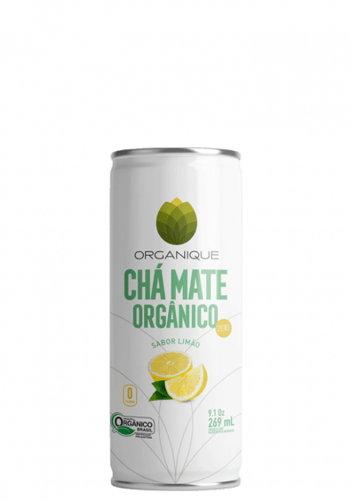 Chá Mate Organique Zero Limão Lata 269ml