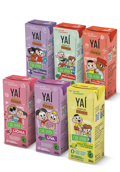 Chá Verde Yaí Caixa Mista Kids 200ml