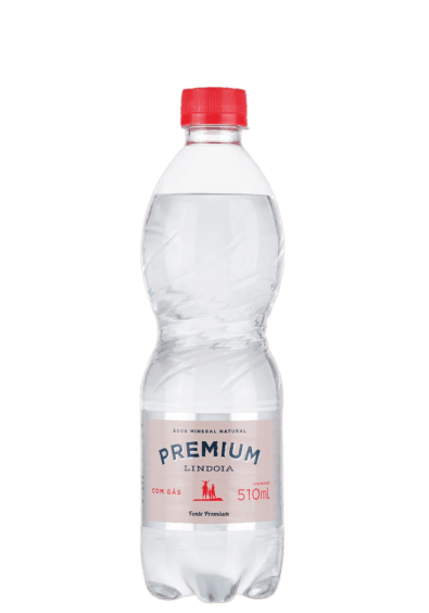 Água Mineral Lindóia Premium Pet com gás 510ml