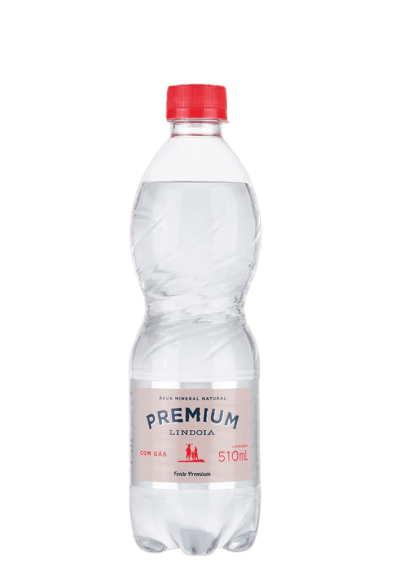 Água Mineral Lindoia Premium Pet com gás 510ml
