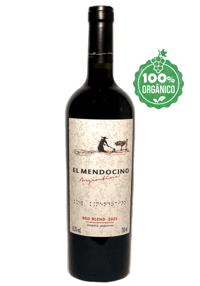 Vinho Tinto Orgânico Argentino El Mendocino Red Blend 750ml