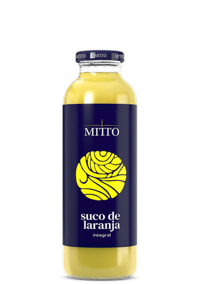 Suco Mitto Laranja Vidro 300ml 12Un