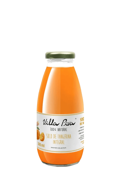 Suco Villa Piva Tangerina Integral Vidro 300ml