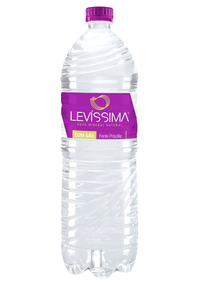 Água Mineral Levíssima Pet com gás 1,5L