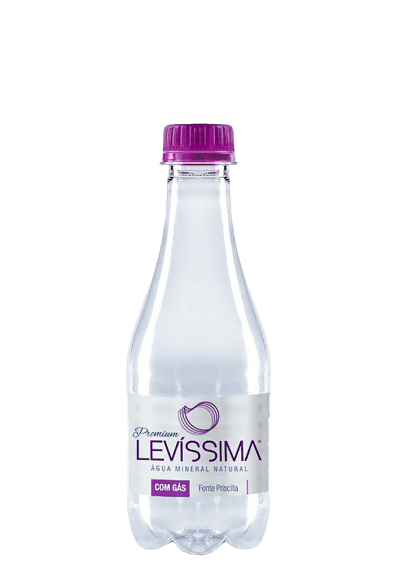 Água Mineral Levíssima Pet com gás 300ml