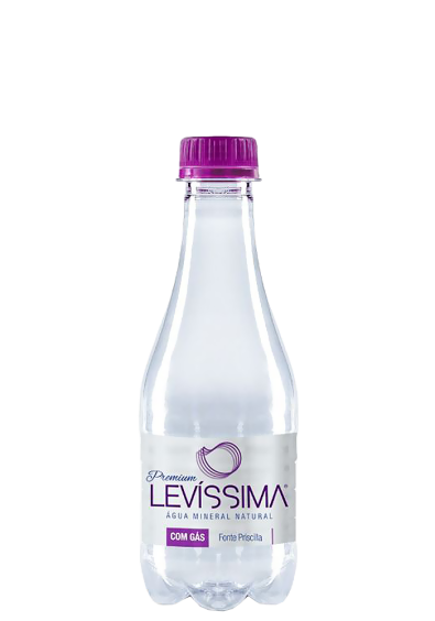 Água Mineral Levíssima Pet com gás 300ml