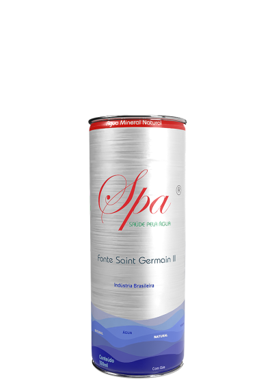 Água Mineral Spa Lata Com Gás 350ml