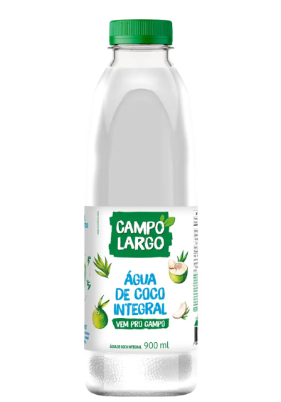 Água de Coco Campo Largo Integral Pet 900ml