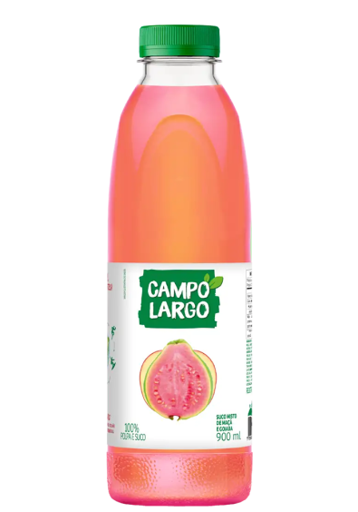 Suco Campo Largo Maçã e Goiaba Pet 900ml
