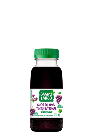 Suco Campo Largo Uva Integral Pet 250ml