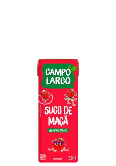 Suco Campo Largo Maçã Integral Pet 200ml